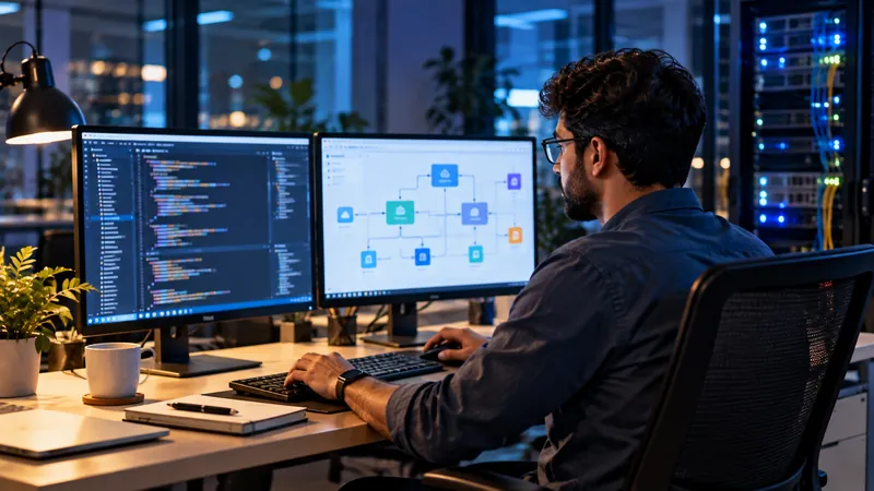 Engineer integrating ERPNext with third-party business systems through APIs